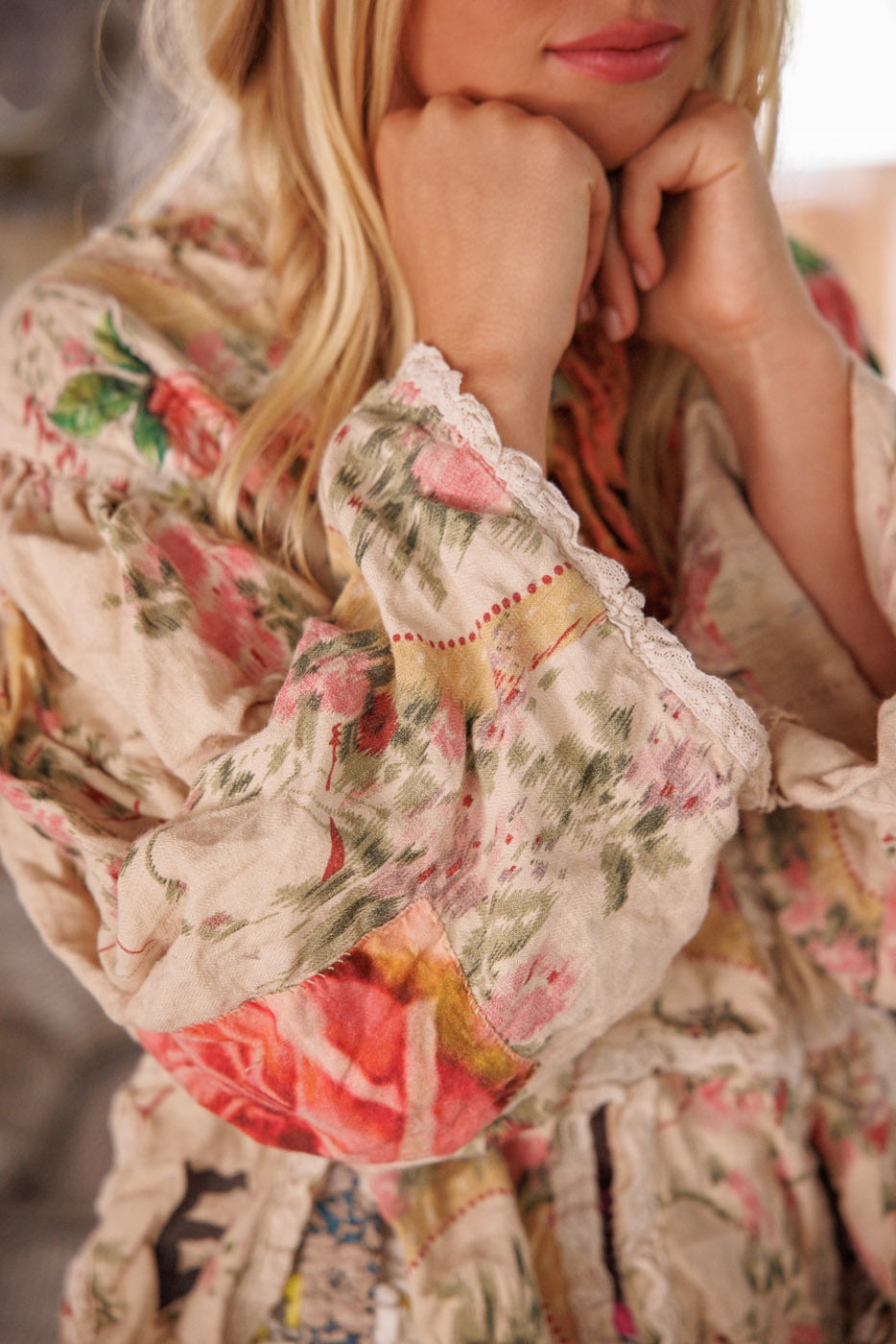 Floral Appliqué Monique Jacket