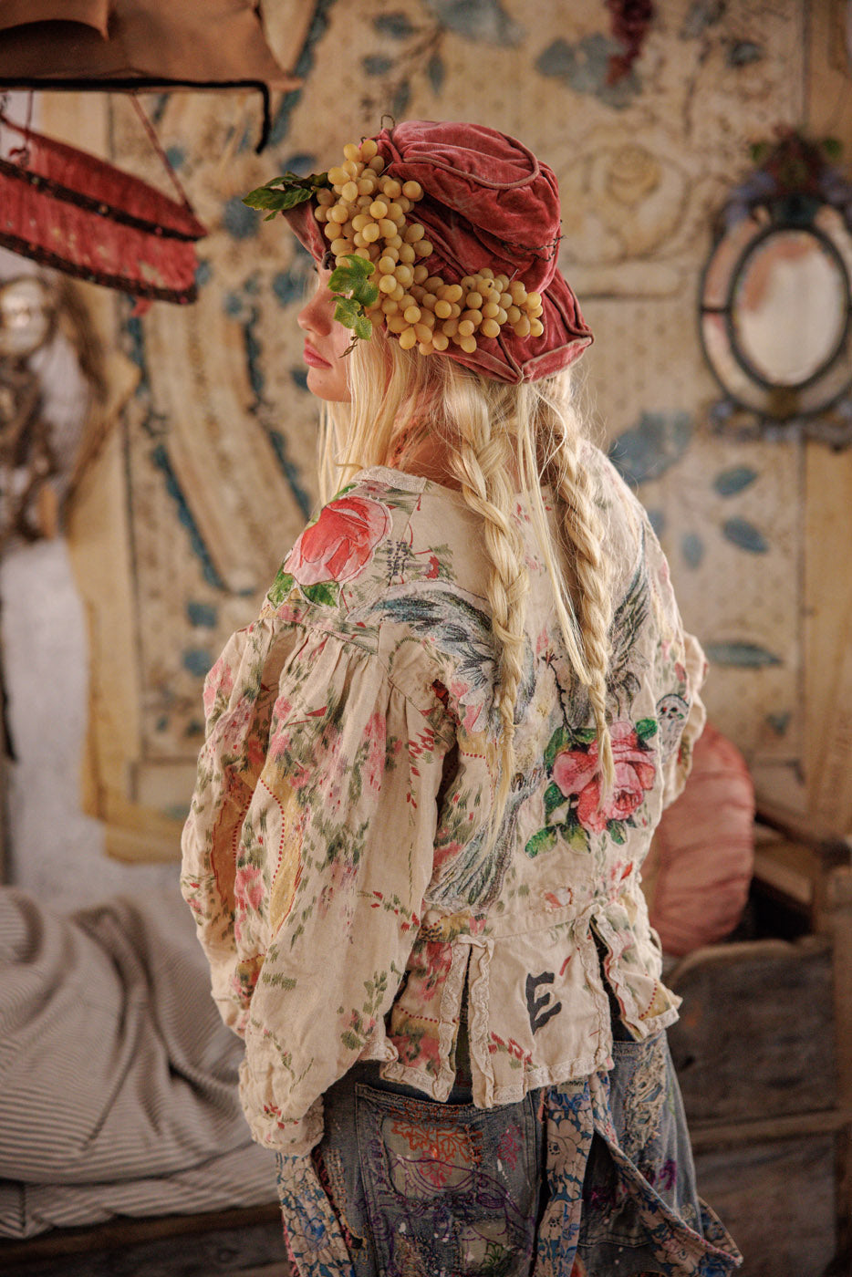 Floral Appliqué Monique Jacket