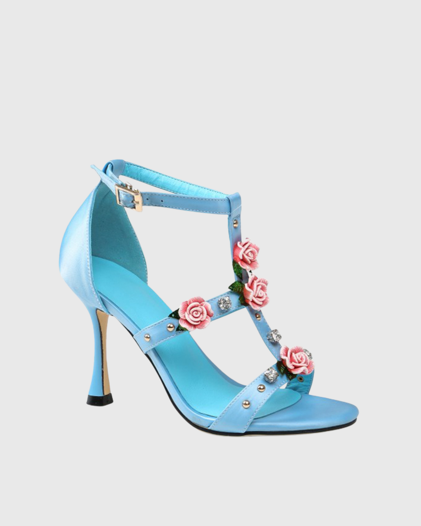 Kierra Rose Strap Sandals In Blue