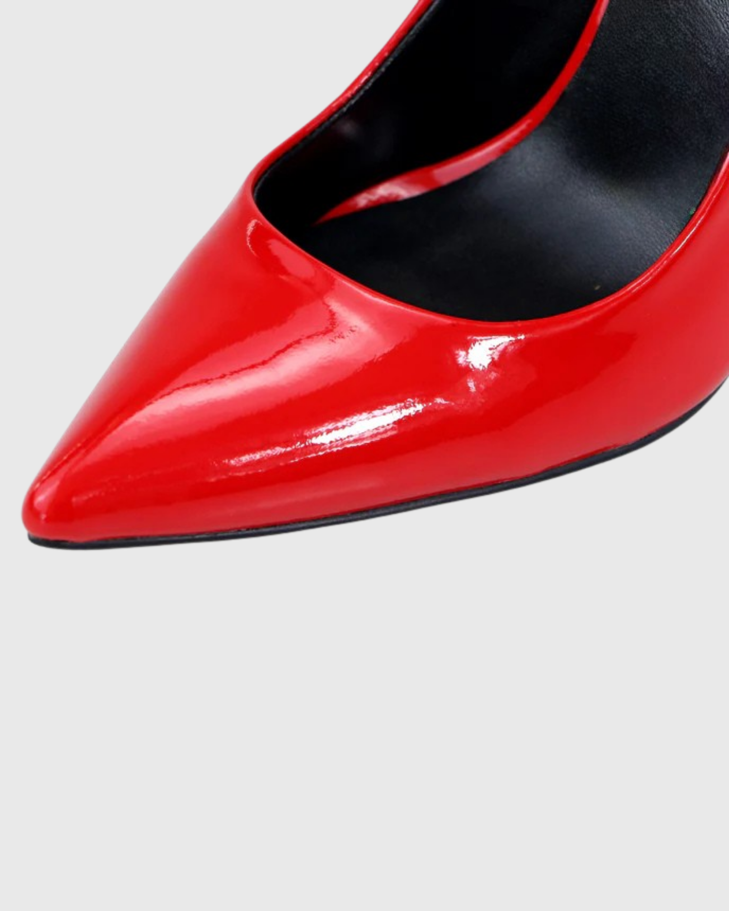 Leyla Rhinestone Snake Pumps In Red