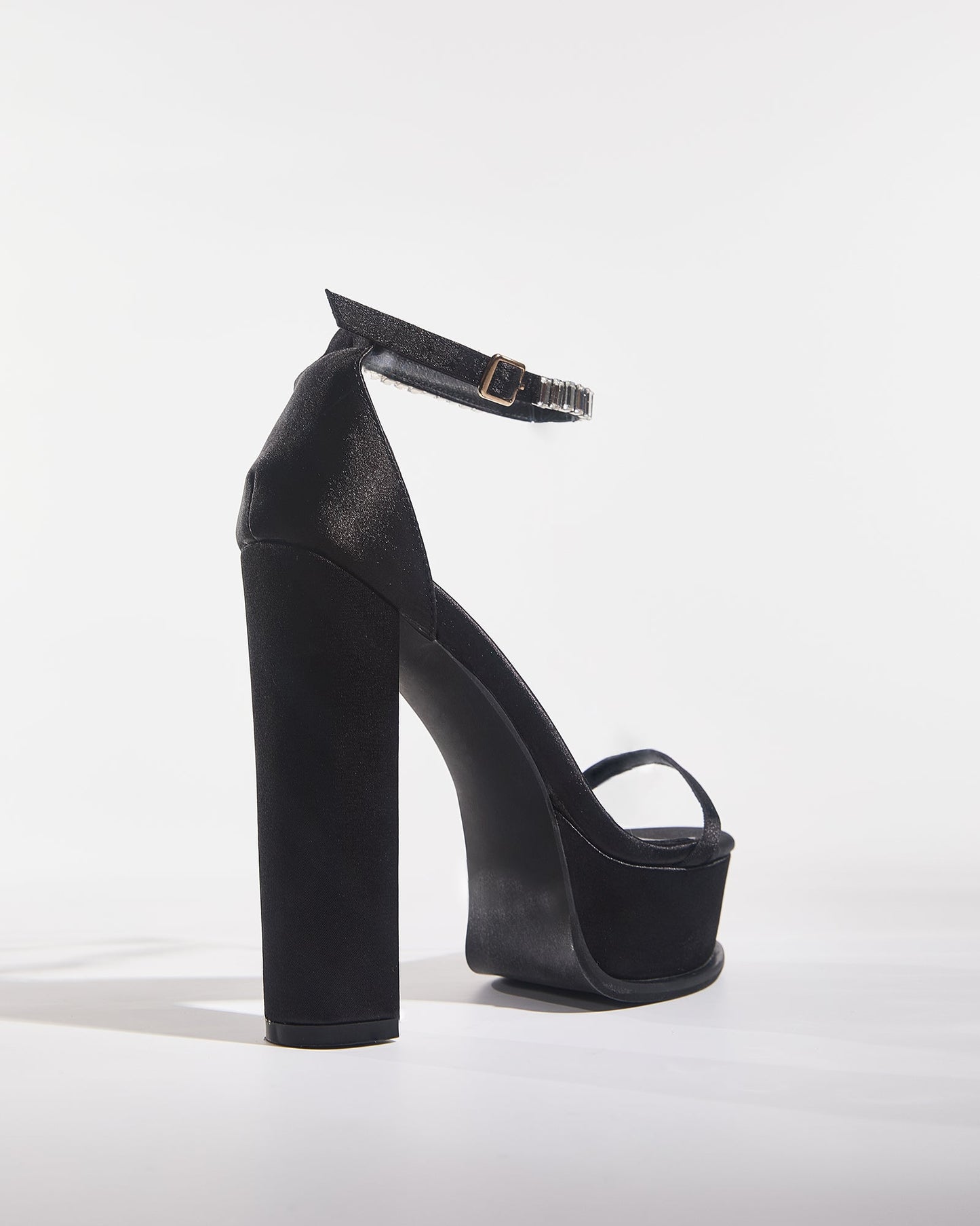 Monroe Satin Strap Platform Sandals