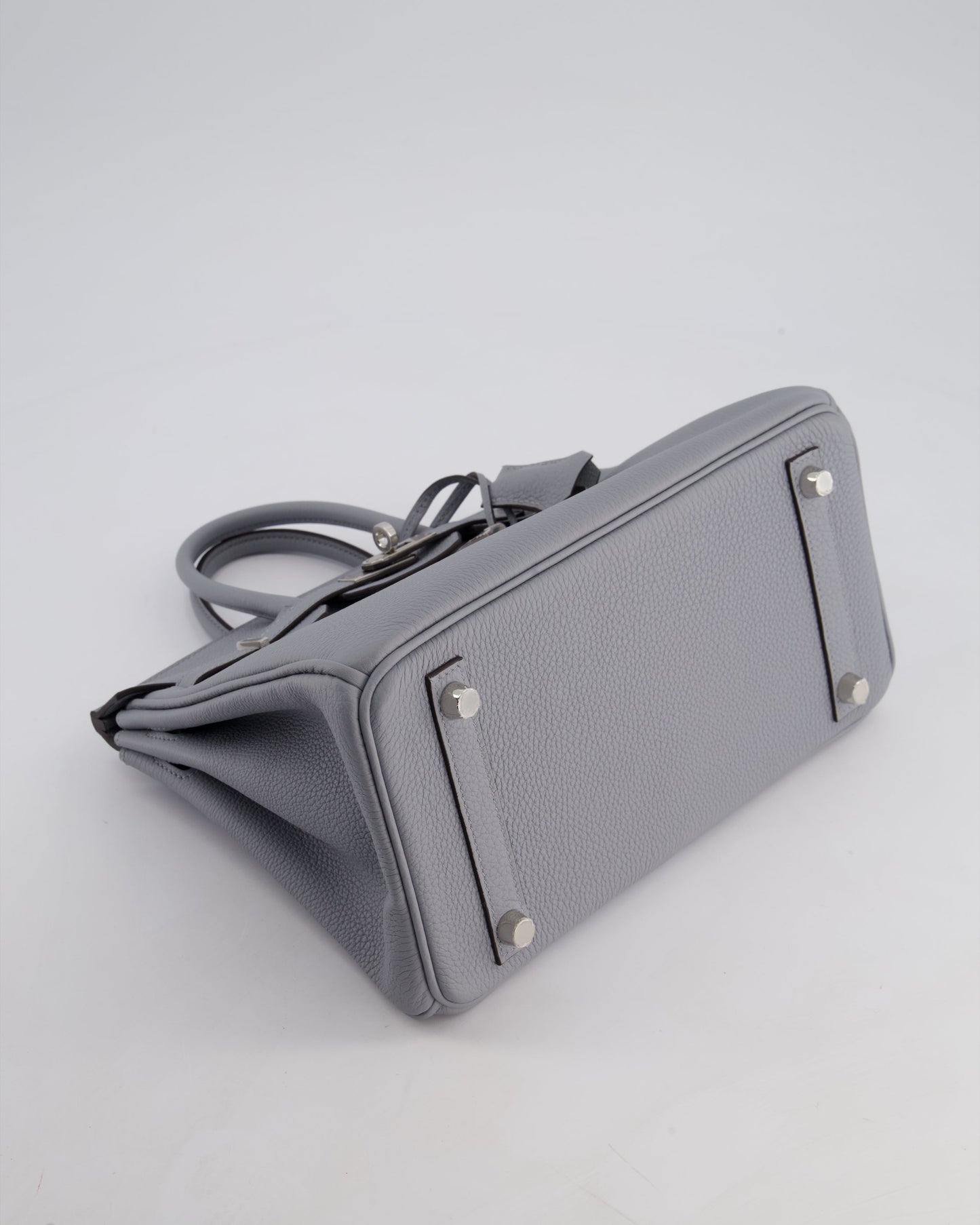*NEW COLOUR* Hermès Birkin 25cm Retourne Bag in Gris Togo Leather with Palladium Hardware