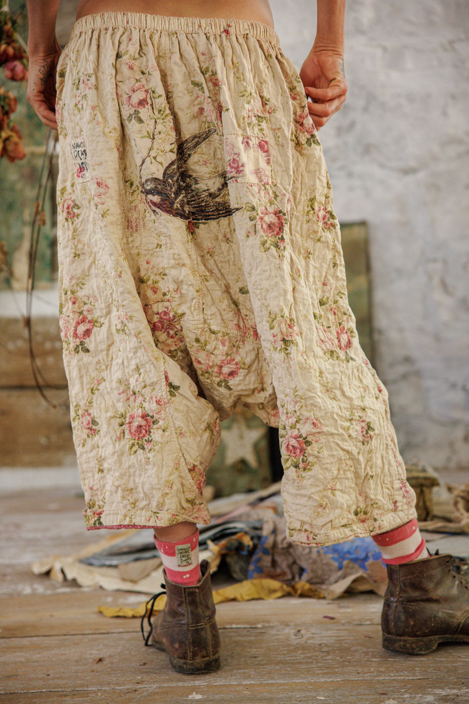 Floral Patchwork Garçon Pants
