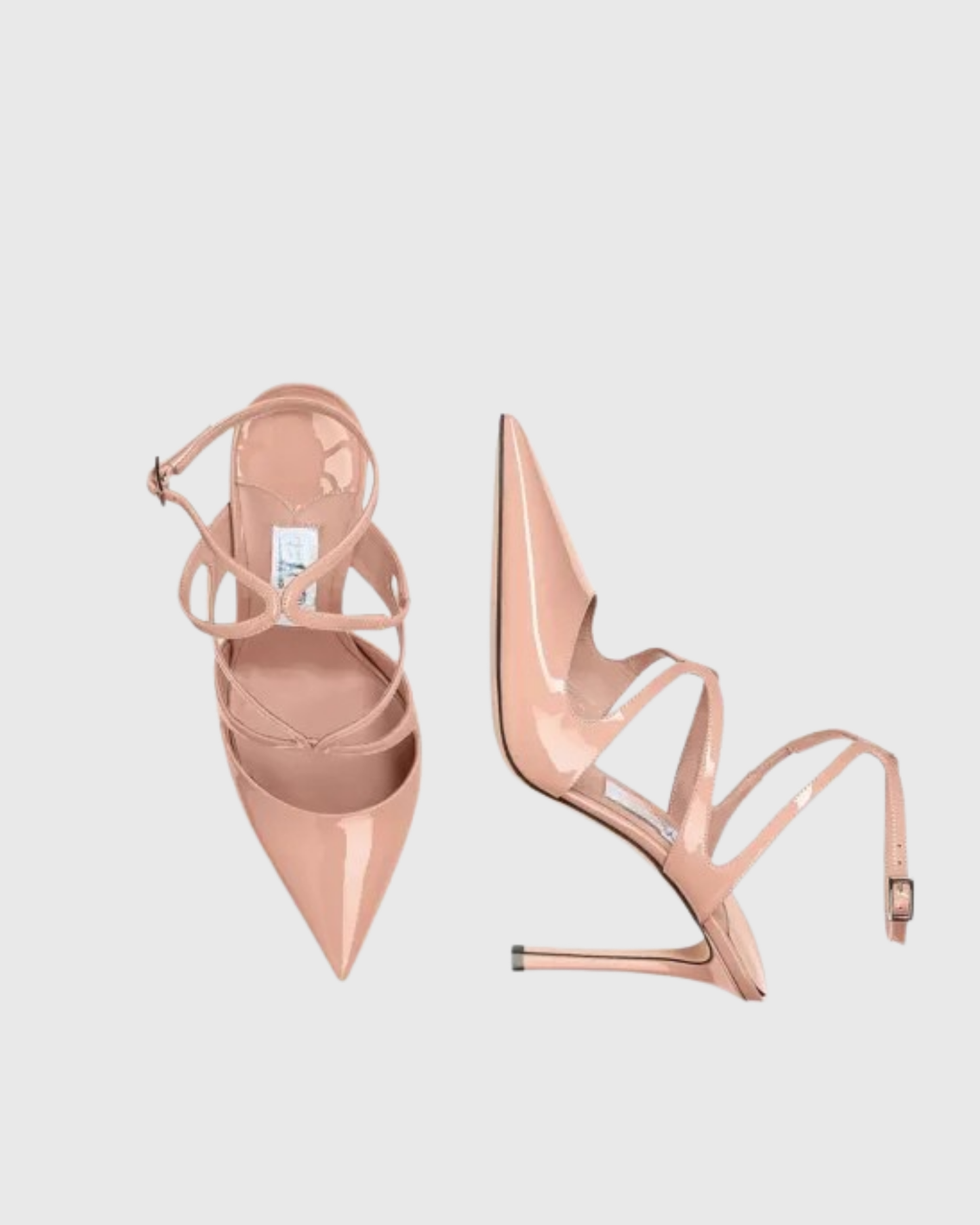 Reign Strap Pumps In Beige