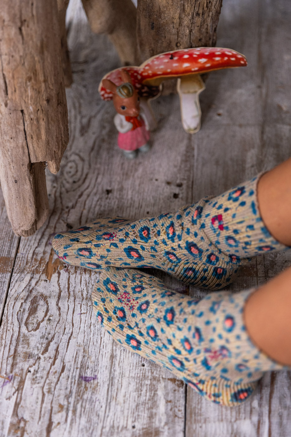 Floral Lil' Dipper Socks