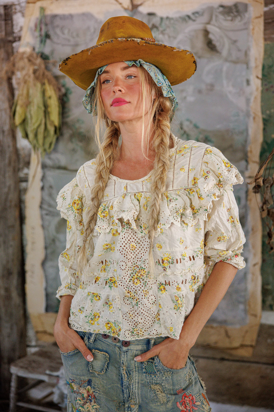 Eadred Eyelet Blouse