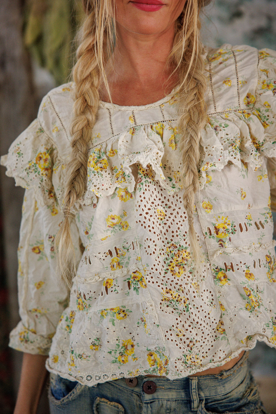 Eadred Eyelet Blouse