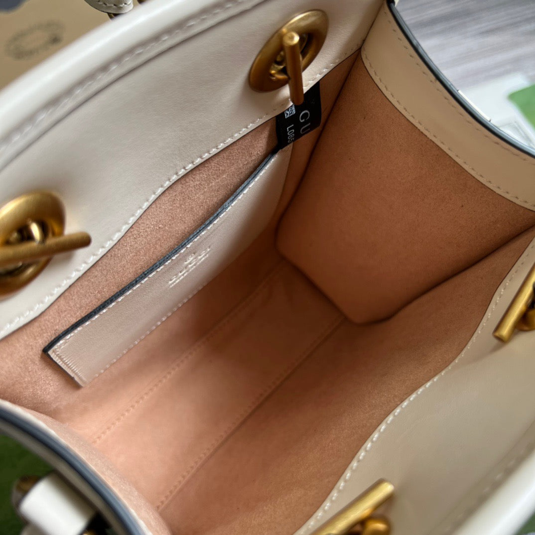 gg Marmont Matelasse Mini Bag White For Women, Women’s Bags 7.5in/19cm gg 696123 DTDHT 9022