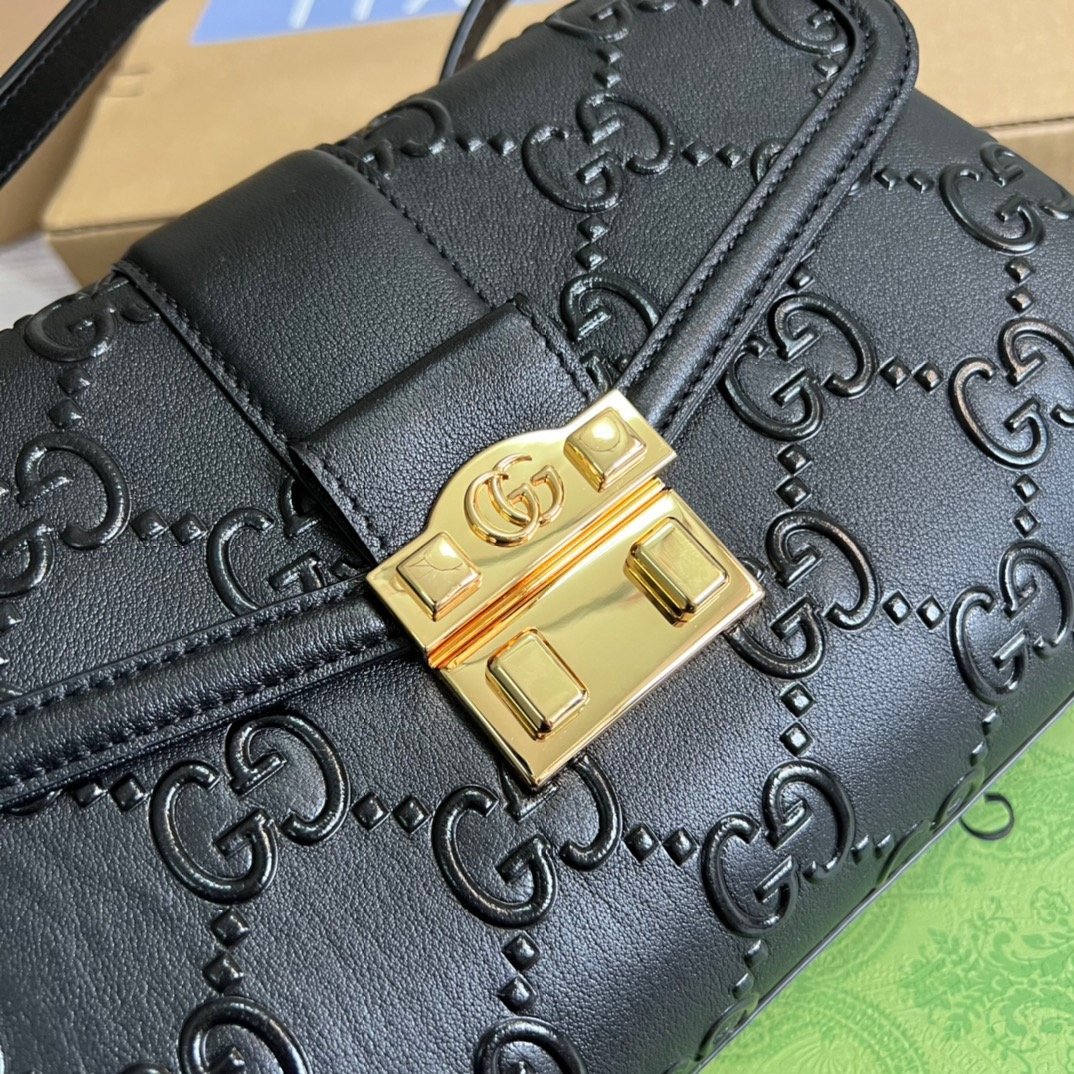 gg Small gg Top Handle Bag Black For Women, Women’s Bags 17.7in/19cm gg 675791 UD9AG 1000