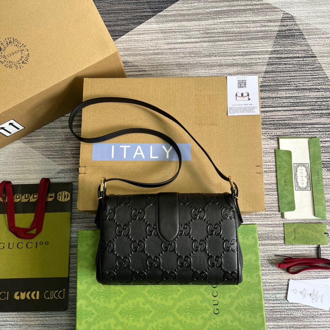 gg Small gg Top Handle Bag Black For Women, Women’s Bags 17.7in/19cm gg 675791 UD9AG 1000