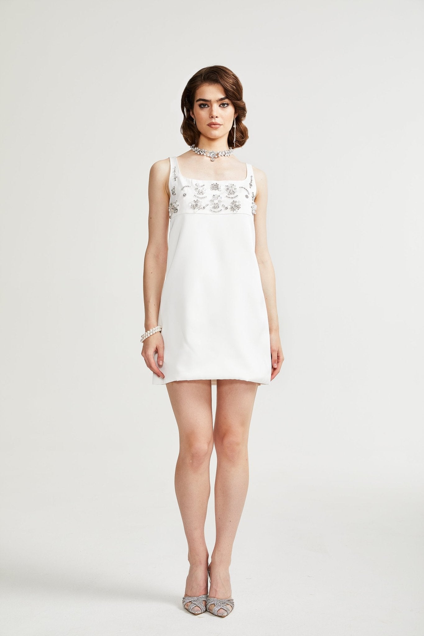 Ardelle Embellished Mini Dress