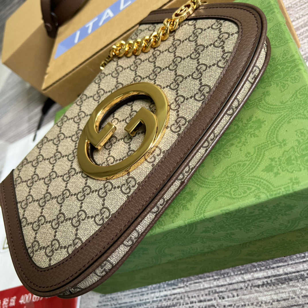 gg Blondie Shoulder Bag Beige For Women, Women’s Bags 11in/28cm gg 699268 K9GSG 8358