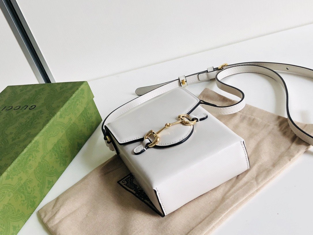 gg Horsebit 1955 Mini Bag For Women White 6.7in/17cm 625615