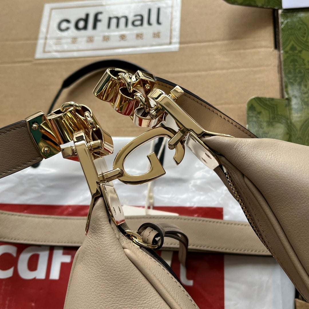 gg Atache Large Shoulder Bag Beige For Women, Women’s Bags 13.8in/35cm gg 