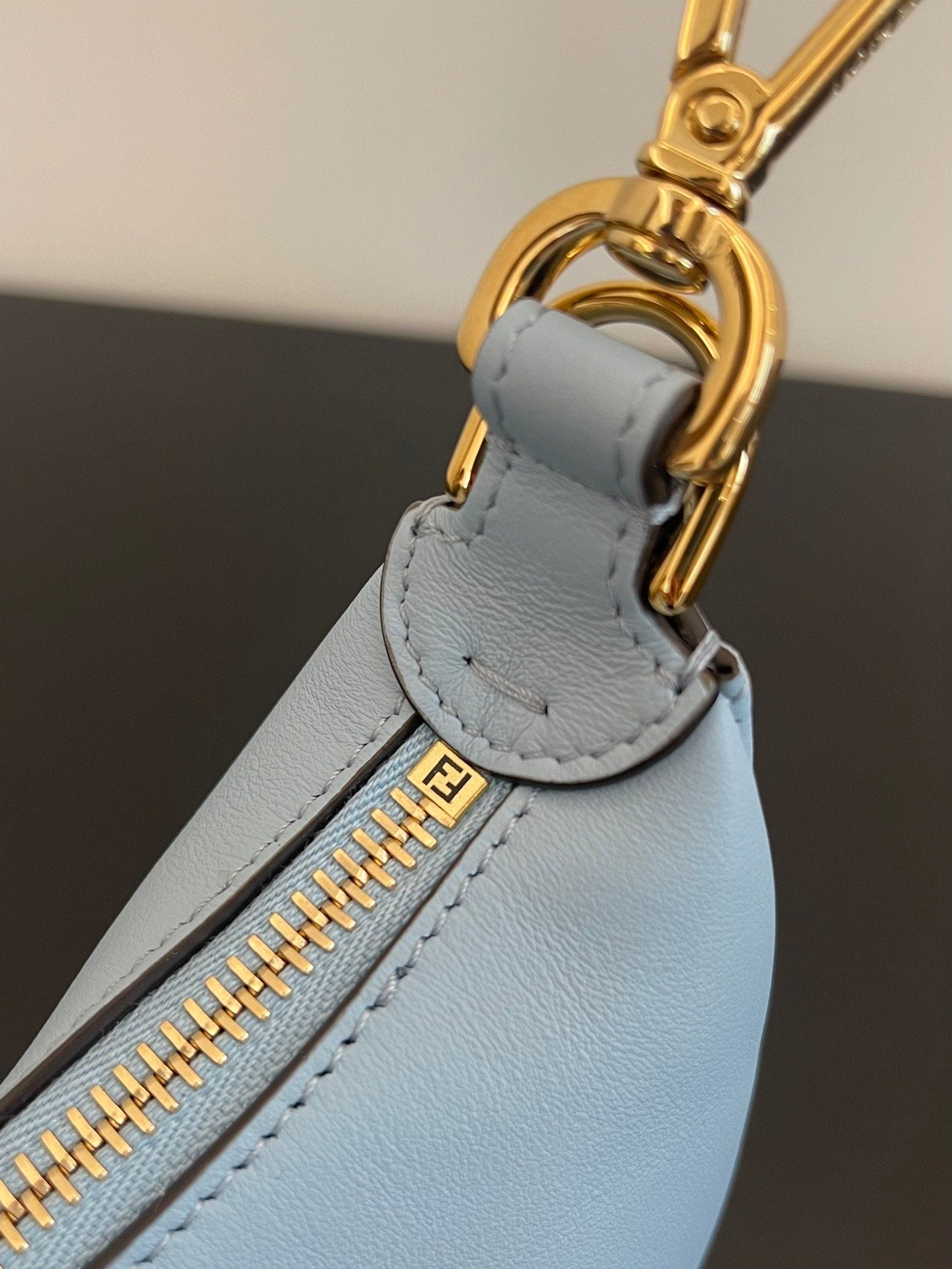 FI Nano FIgraphy Blue For Women, HandBags 6.7in/17cm FF 7AS089