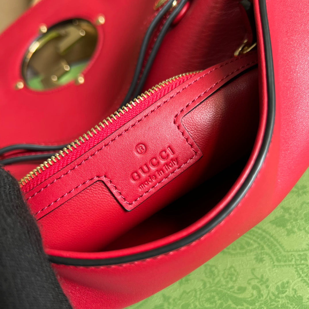 gg Blondie Shoulder Bag Red For Women, Women’s Bags 11in/28cm gg
