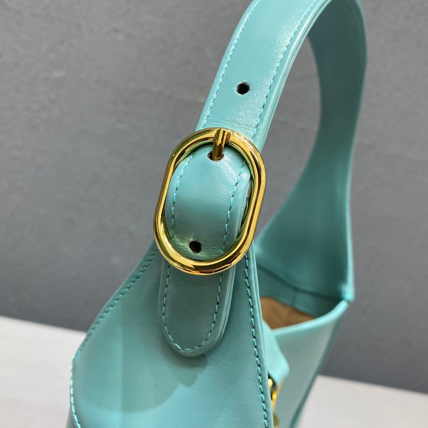 gg Jackie 1961 Small Shoulder Bag Light Blue For Women 10.8in/27.4cm gg 636709 10O0G 4933