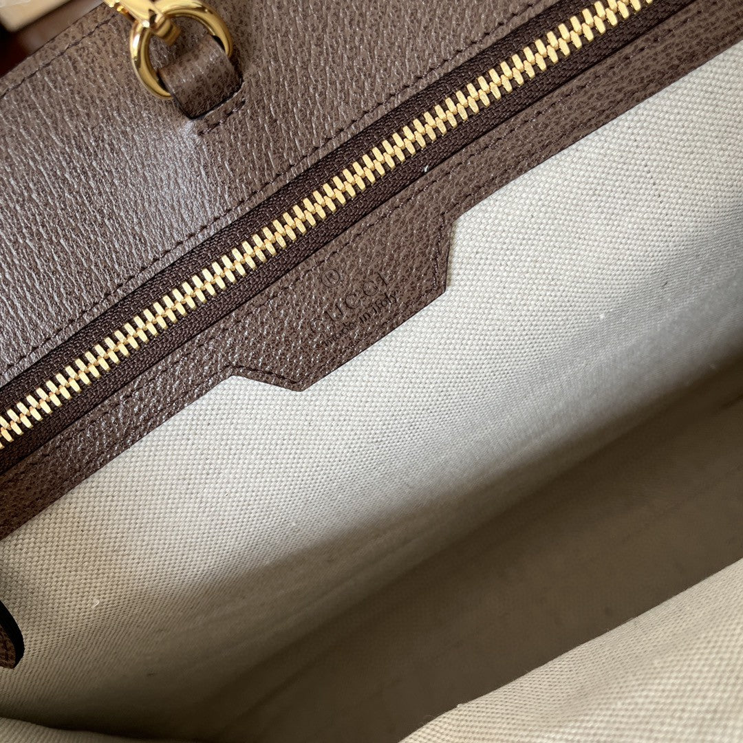 gg Tote Bag With Jumbo Camel And Ebony Jumbo gg Canvas For Women 14.6in/37cm 678839 UKMDG 2570