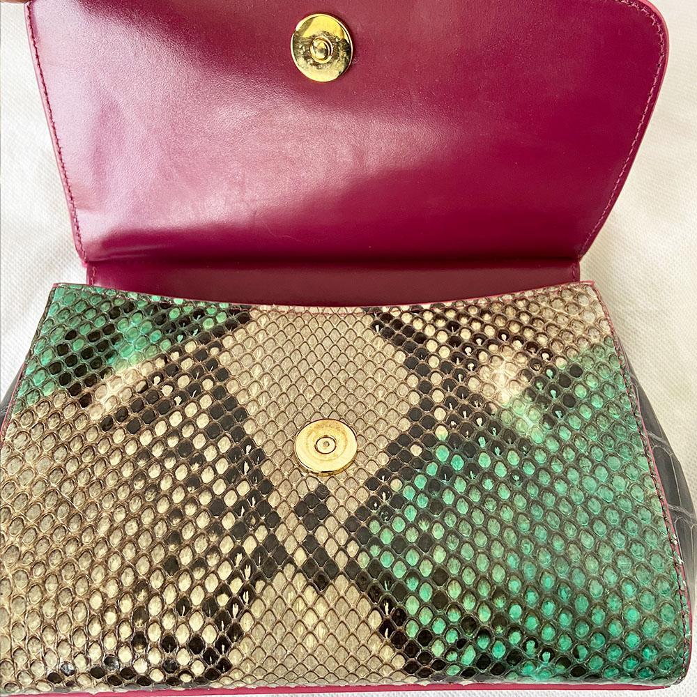 Dolce & Gabbana Crocodile and Python Small Miss Sicily Bag