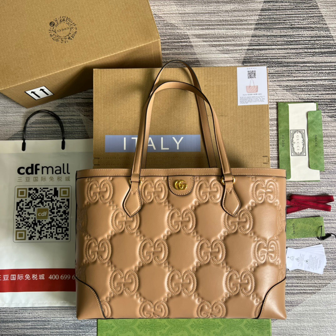 gg Medium Tote Beige For Women, Women’s Bags 15in/38cm gg 631685 UM8IG 9500
