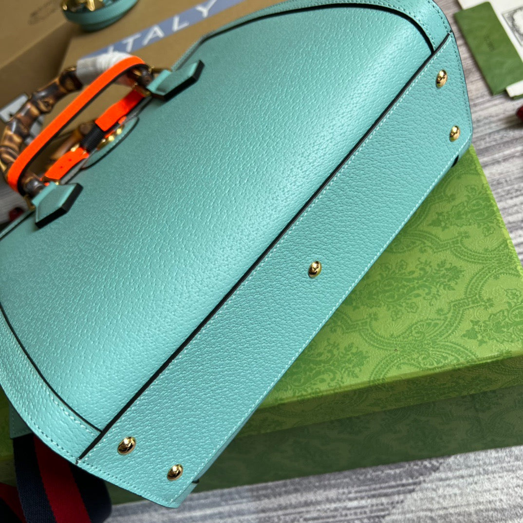 gg Diana Small Tote Bag Light Blue For Women, Women’s Bags 11in/27cm gg