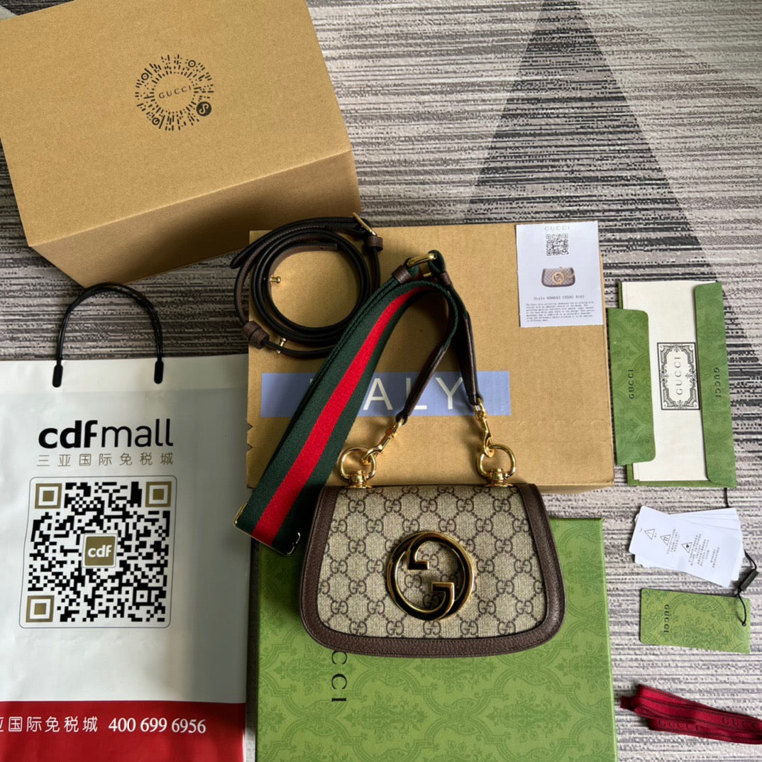 gg Blondie Mini Bag Beige For Women, Women’s Bags 8.7in/22cm gg 