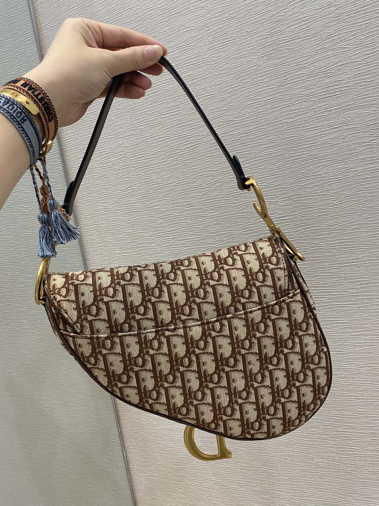 DI Saddle Bag Brown For Women 10in/26cm CD