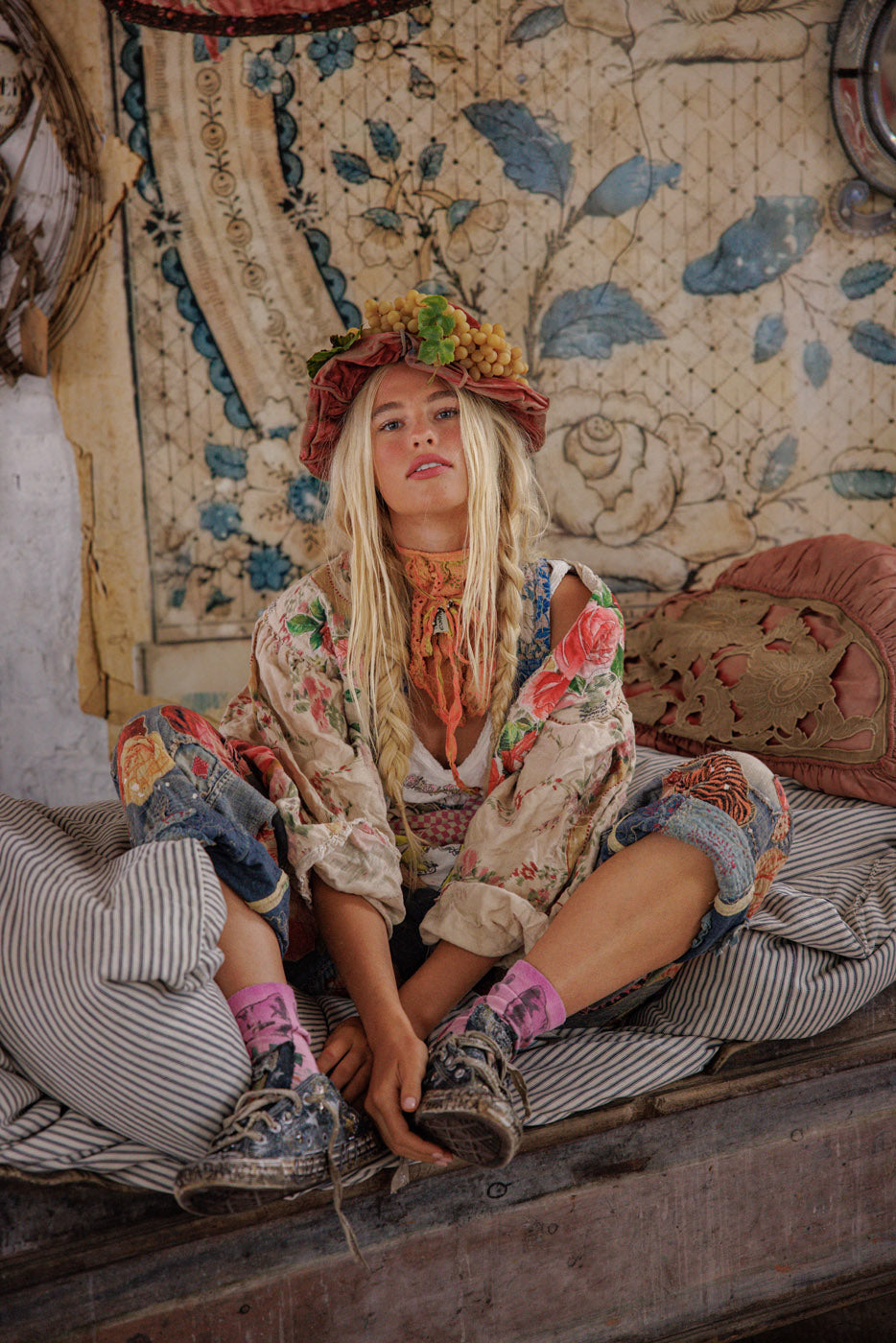 Floral Appliqué Monique Jacket