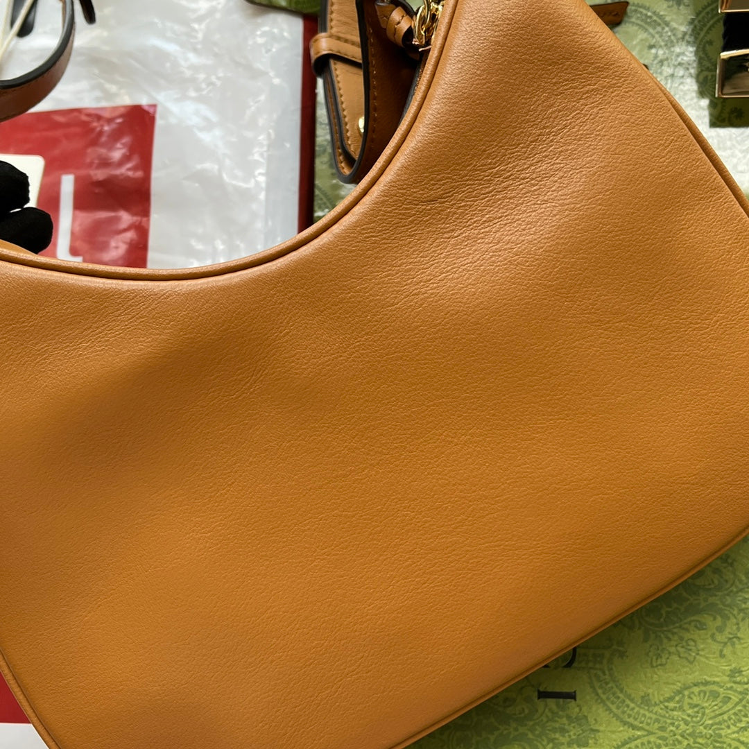 gg Atache Small Shoulder Bag Brown For Women, Women’s Bags 9in/23cm gg