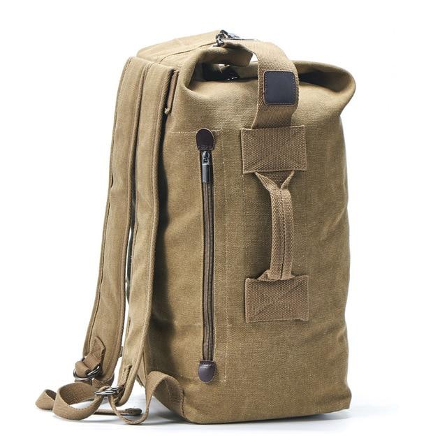'The Military' - Canvas Duffel Backpack