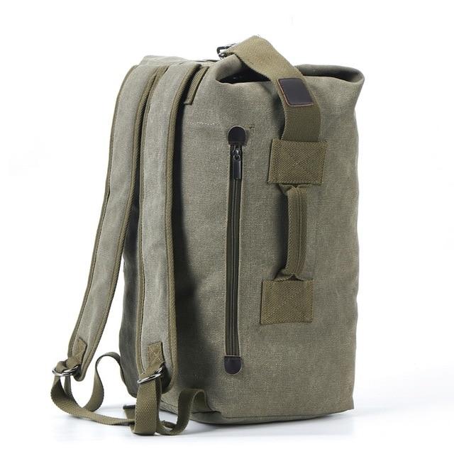 'The Military' - Canvas Duffel Backpack