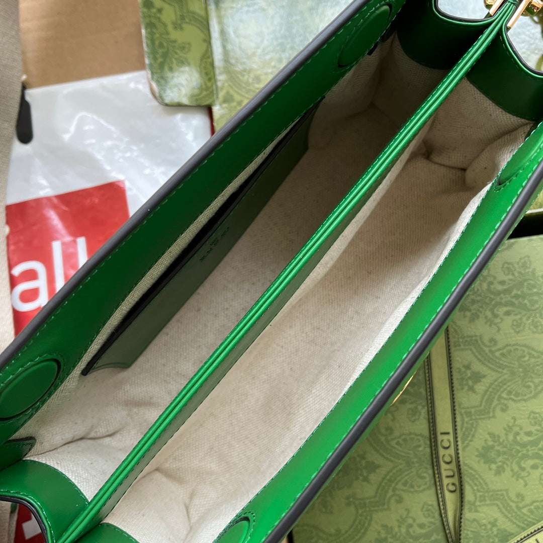 gg Matelassé Small Bag Green For Women, Women’s Bags 10.2in/26cm gg