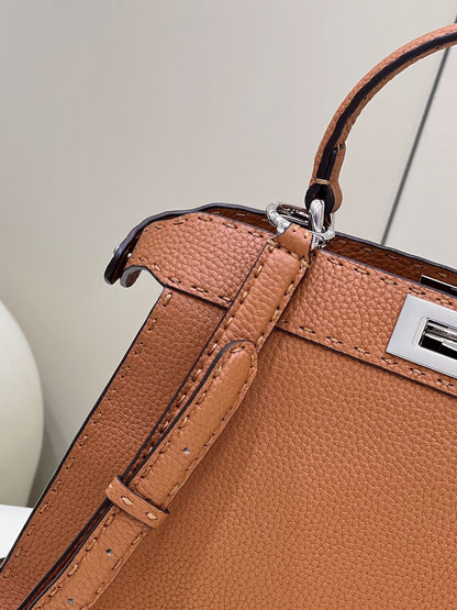 FI Peekaboo ISeeU Medium Bronze For Women, Handbags, Shoulder Bags 13.1in/33.5cm FF