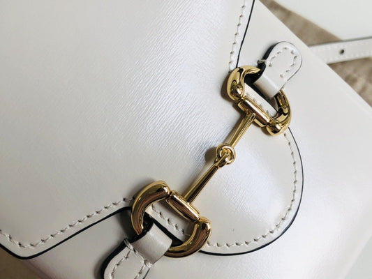 gg Horsebit 1955 Mini Bag For Women White 6.7in/17cm ‎625615