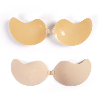 Adhesive Strapless Bra For Women Sticky Invisible Push Up Silicone Bra For Backless Dress Clasp Bras