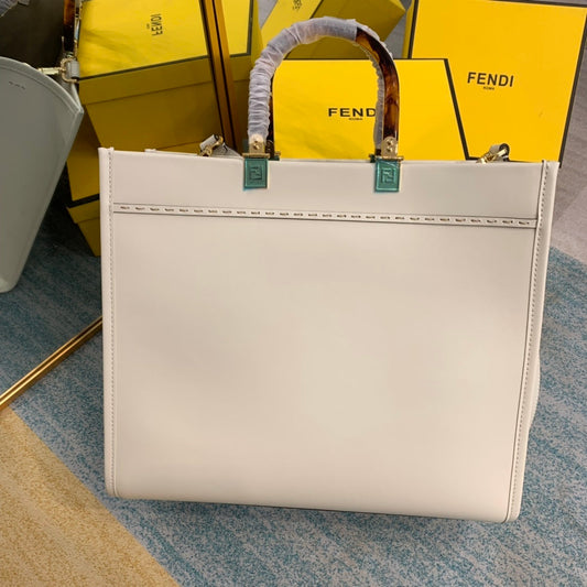 FI Sunshine Handle Bag White For Women, Handbags, Shoulder And Crossbody Bags 14.2in/36cm FF 8BH386ABVLF0K7E