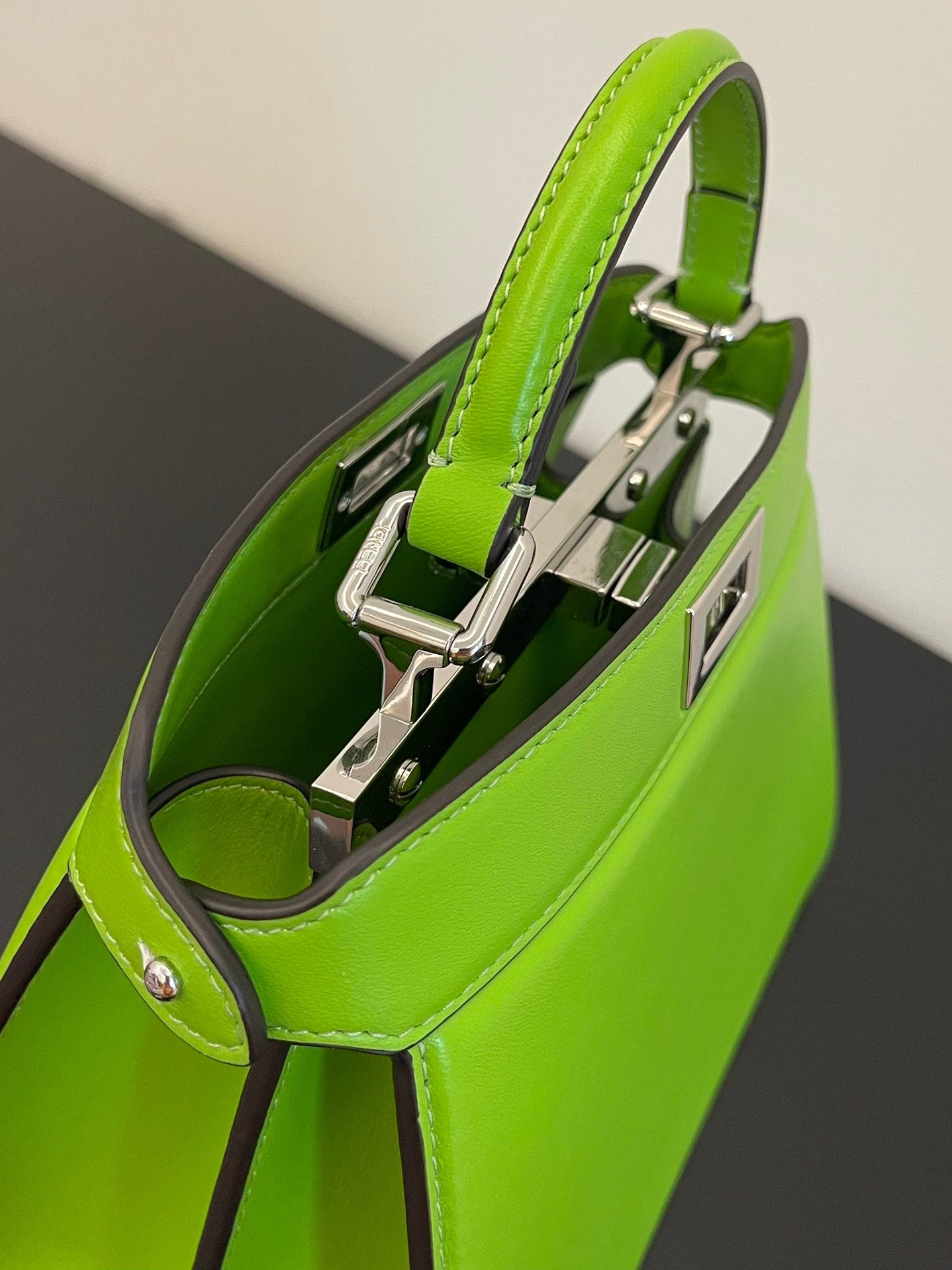 FI Peekaboo ISeeU Petite Chartreuse Small Bag For Woman 20cm/8in