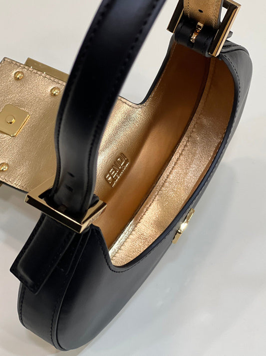 FI Cookie Black For Women, Handbags, Shoulder Bags 7.4in/19cm FF 8BS065AAIWF0KUR