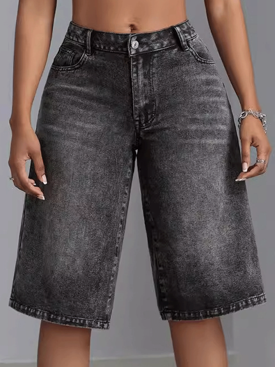 Fashion Breeches Denim Shorts