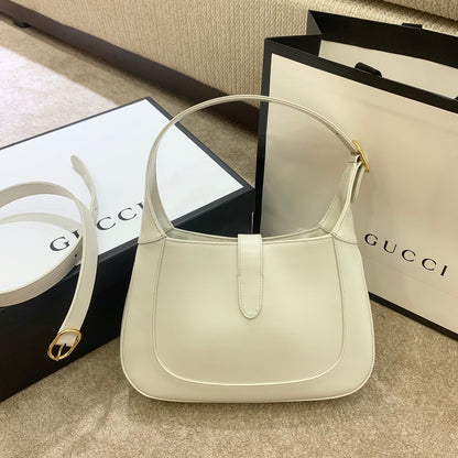 gg Jackie 1961 Small Shoulder Bag White For Women 10.8in/27.5cm gg 636709 10O0G 9022