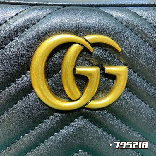 GG MARMONT SMALL TOP HANDLE BAG