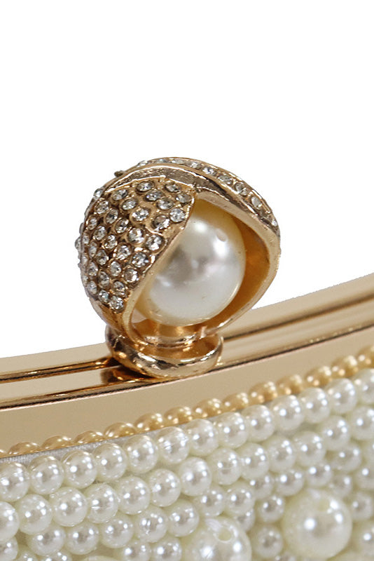 Formal Party Pearls Chain Handbag