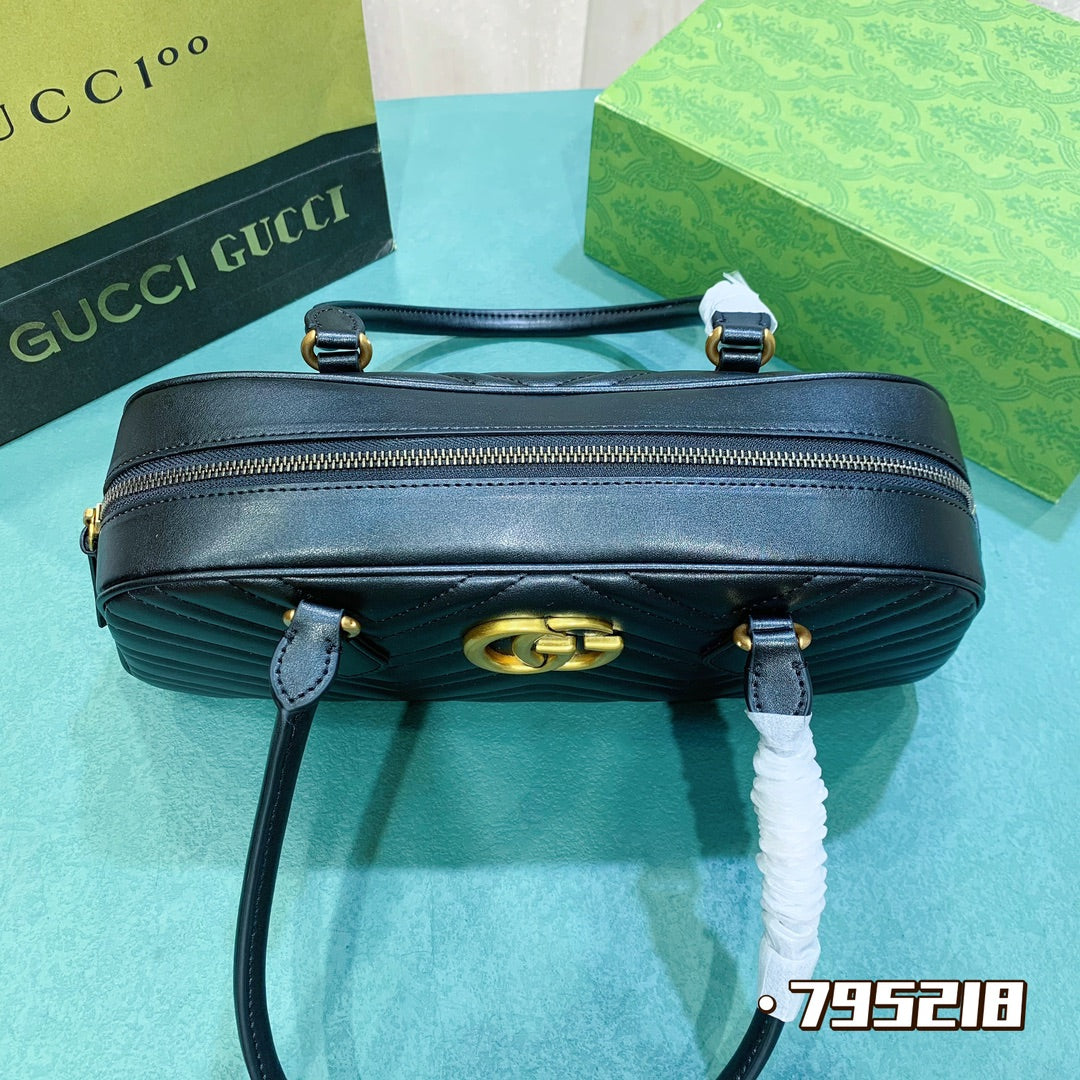 GG MARMONT SMALL TOP HANDLE BAG
