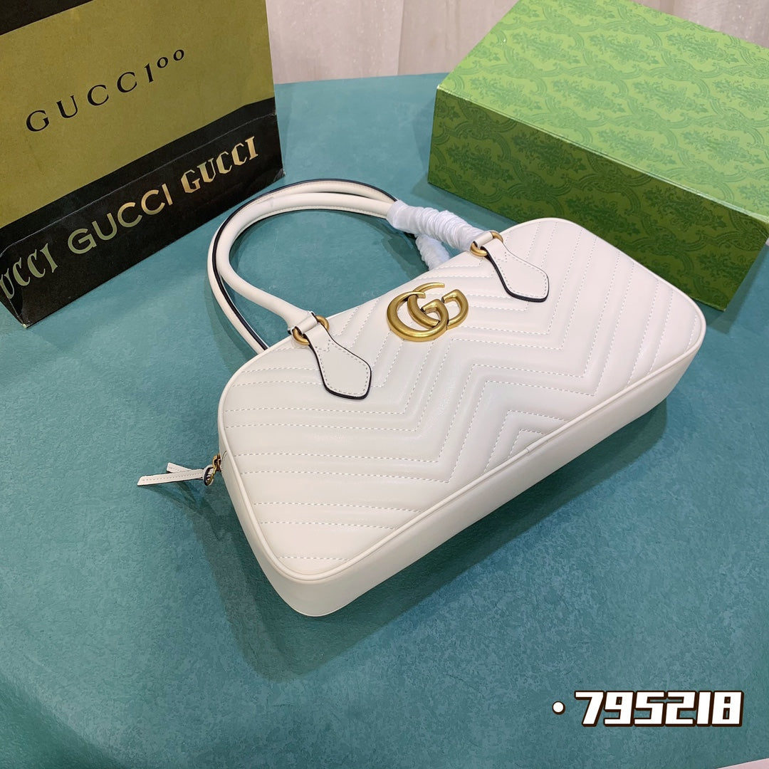 GG MARMONT SMALL TOP HANDLE BAG