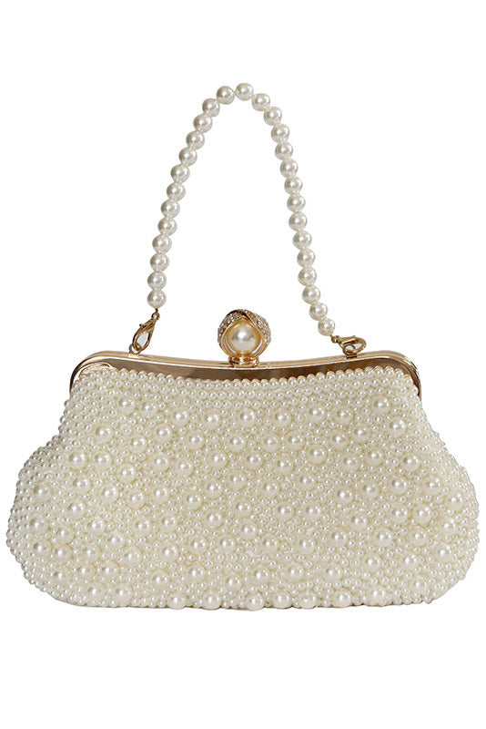 Formal Party Pearls Chain Handbag