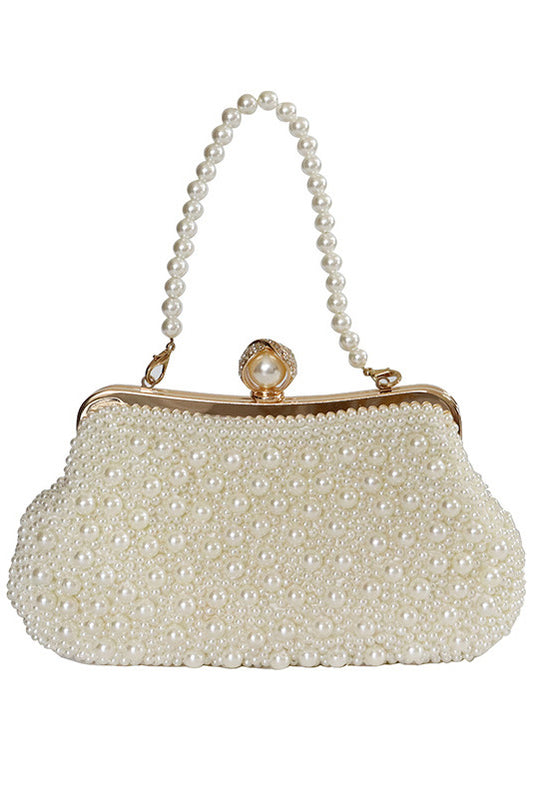 Formal Party Pearls Chain Handbag