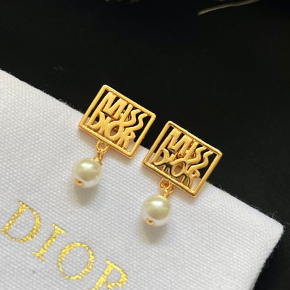DIOR MISS DIOR EARRINGS GOLD E3559WOMRS D301