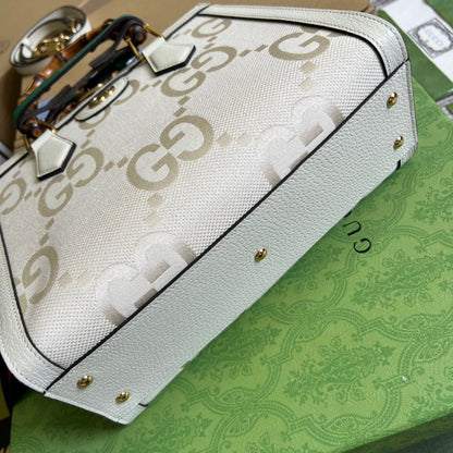 gg Diana Small gg Tote Bag White For Women, Women&#8217;s Bags 11in/27cm gg