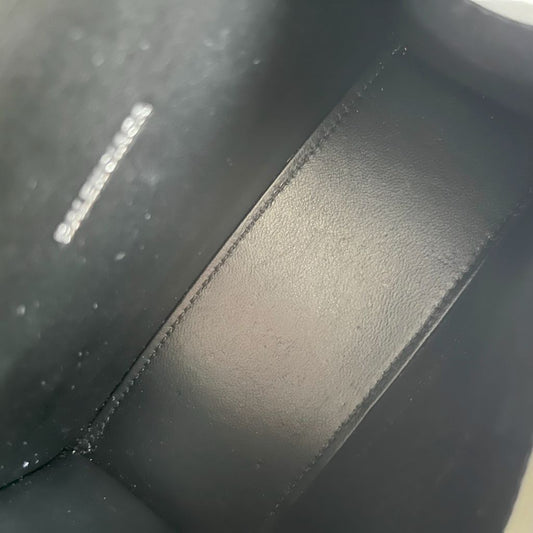 Balenciaga Hourglass XS Top Handle Bag in Rhinestones Suede Calfskin
