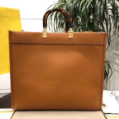 FI Sunshine Large Tote Bag Brown For Women, Handbags, Shoulder And Crossbody Bags 15.7in/40cm FF 8BH372ABVLF0PWZ